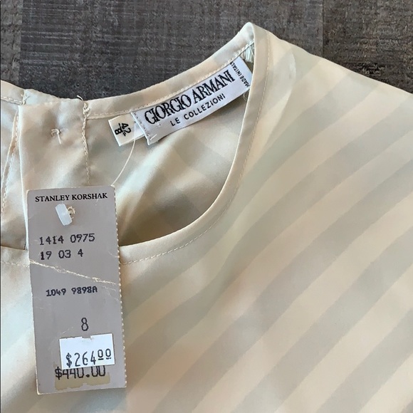 NWT size 8 Giorgio Armani Le Collezioni blouse - Picture 2 of 4